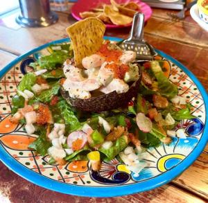 Amigo salad (shrimp and avocado salad)