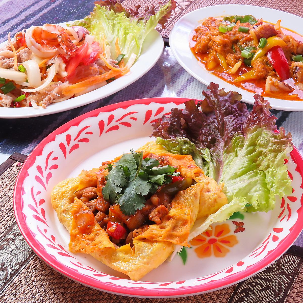 本格タイ料理をお楽しみください♪