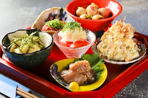 こだわりの前菜6種盛り