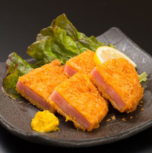 Thick sliced hamukatsu / fried tofu