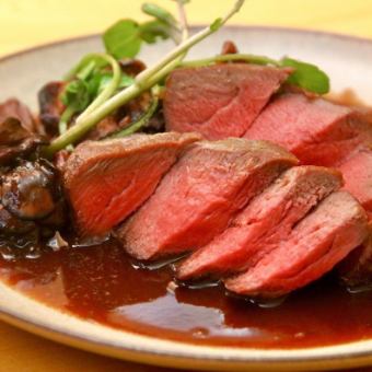 肉をたっぷり楽しむ!みなもとのディナーコース【8品】