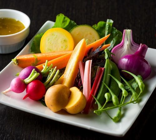 Samurai Bagna Cauda Seasonal Colors Organic Vegetables