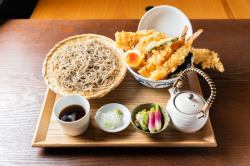 Special Tendon Set (Nihachi Soba or Sanuki Udon)