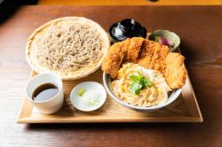 Herb Sangen Pork Loin Katsudon Set (Nihachi Soba or Sanuki Udon)