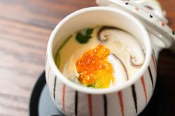 Jumbo chawanmushi with golden soup stock