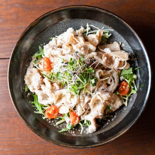 Sangenton Pork Shabu-shabu Salad with Sesame Sauce