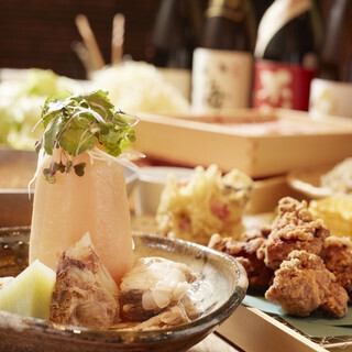 Various types of oden are also available