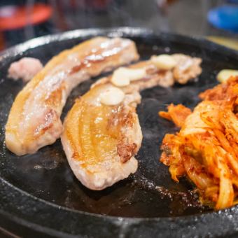 [Dinner only ☆] "Samgyeopsal course" with all-you-can-drink for 2 hours [5000 yen → 4100 yen]
