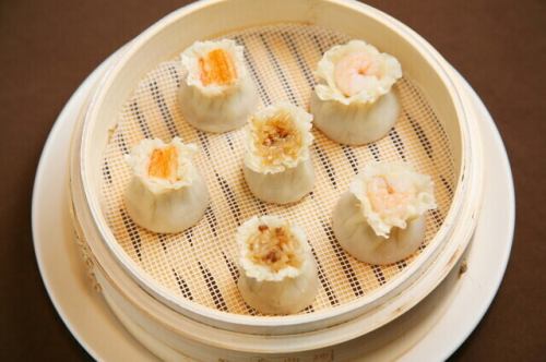 三色焼売 焼売3種盛り(6個)