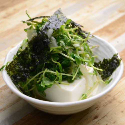 Tofu salad that tastes good when mixed together Choregi style