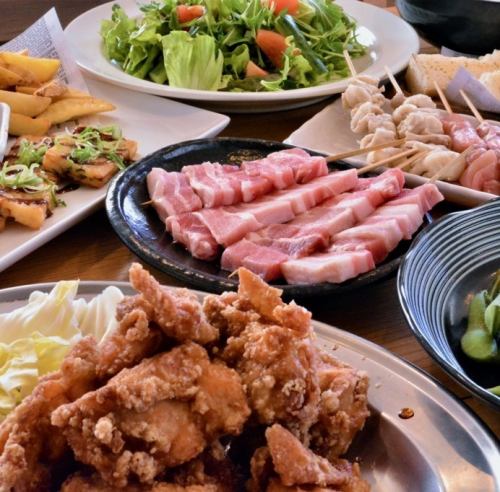 All-you-can-eat course from 3,300 yen