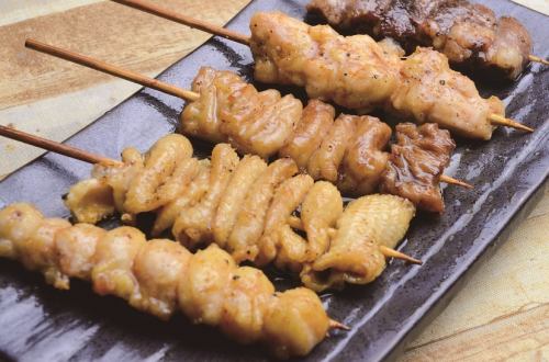 꼬치 모듬 소금(닭꼬치 5개)