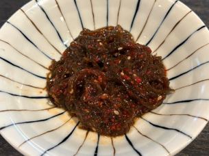 ピリ辛もずくキムチ