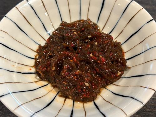 ピリ辛もずくキムチ