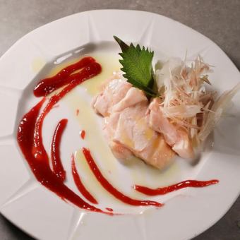 筑波雞配梅子醬