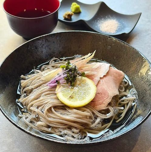 栗原製麺のもりそば(冷) ～昆布水仕立て～