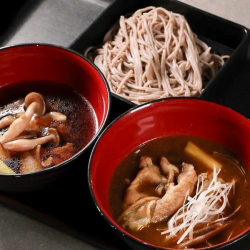 栗原製麺のカレー豚つけそば(温)