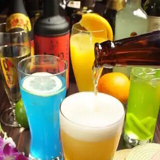 【暢飲（單點）】超值 2 小時暢飲套餐，包含時令純米大吟釀清酒、生啤酒和水琴蘇打！