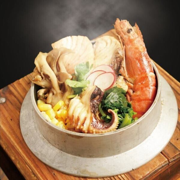海鮮三昧釜めし