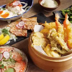 天ぷら盛りセット（1人前）
