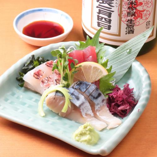 市場直送の新鮮魚介を堪能