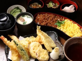 [Lunch] Tempura bento 1500 yen (tax included)