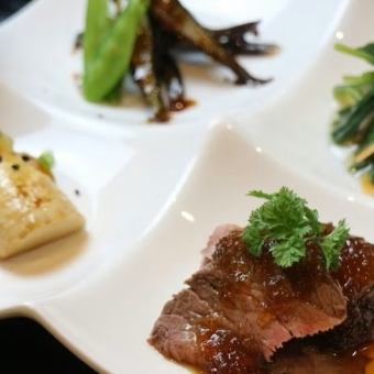 《ランチ》【おまかせコース】魚介と野菜の焼物、ステーキなどを楽しむ◎全6品9900円(税込)