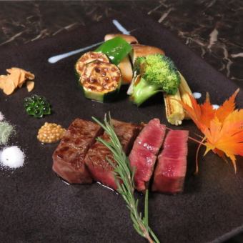 《ランチ》【おまかせコース】魚介と野菜の焼物、ステーキなどを楽しむ◎全6品9900円(税込)