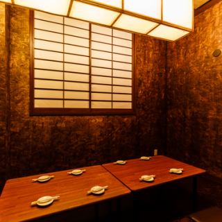 4～6名様の個室席は落ち着いた雰囲気♪