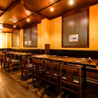 10～25名様に最適のテーブル席です。