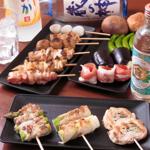 Assorted skewers are great value