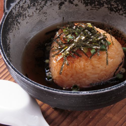 茶泡飯烤飯（鮭魚、李子、鱈魚子）