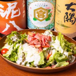 Grilled Bacon Caesar Salad