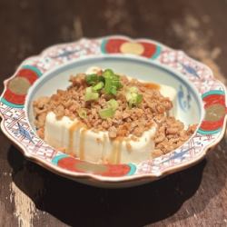 Minced Chicken and Cold Tofu