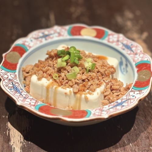 鶏そぼろ冷奴