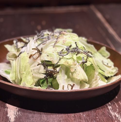 塩昆布キャベツ