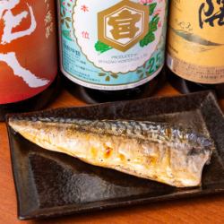 Grilled salted mackerel