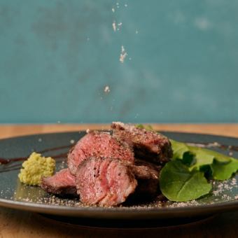 【3時間プレミアム飲放題9品】W看板料理と牛ステーキ牛タンロースト歓送迎会スペシャーレコース