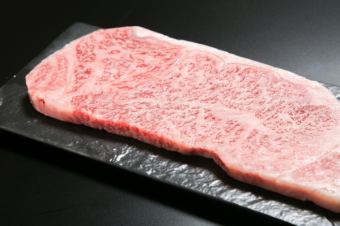 Japanese black beef A4 rank sirloin steak 150g