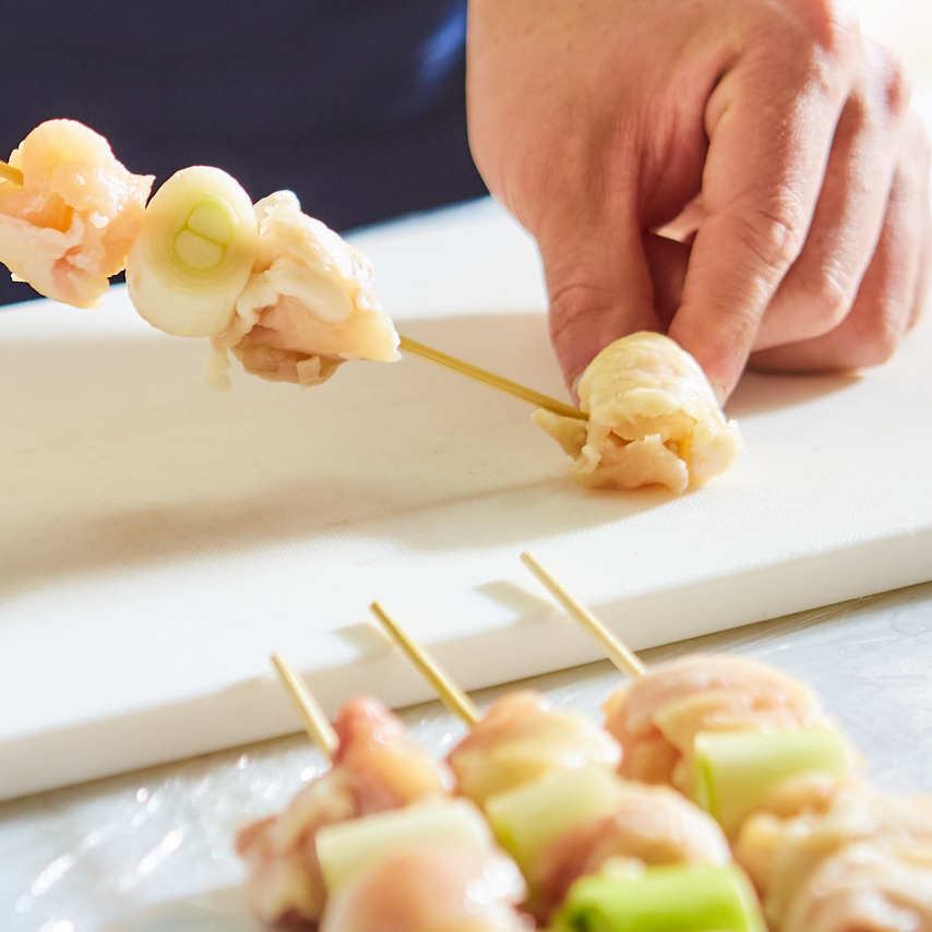 手軽に楽しめる串焼きを様々なシーンで!デートでのご利用にも◎