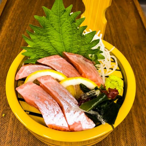 Salmon sashimi