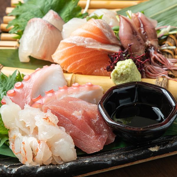【鮮魚の造り盛り合わせ】 時価