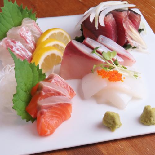 Assorted sashimi 3/5 pieces