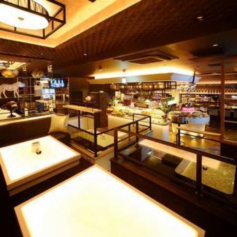 【ウラボルコでパーティ】全14品★2時間飲み放題＆鯛の姿盛り付ビュッフェプラン6000円(税込)