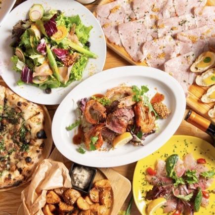 ◆豚肩ロースと季節野菜のグリル×逸品【PRIMAVERA～春の恵み～】全10品3850円(税込）