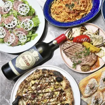 ◆Grilled Pork Shoulder & Seasonal Fish × Specialty Dishes [Profumi d'Autunno ~Autumn Aroma~] (10 dishes total) 3850 yen