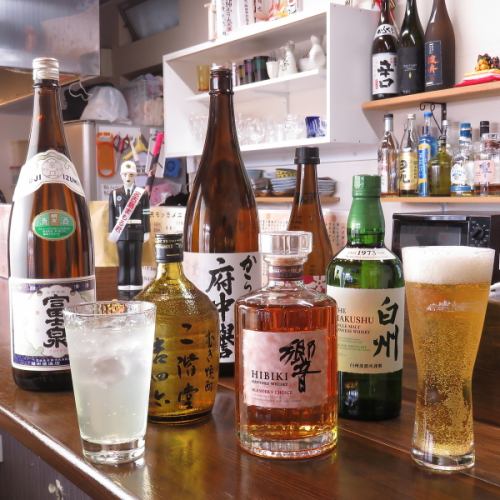 料理に合う種類豊富なお酒