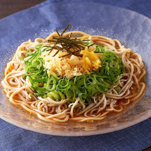 Kujo green onion soba (hot/cold)