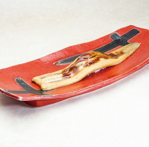 50.煮あなご一本握り