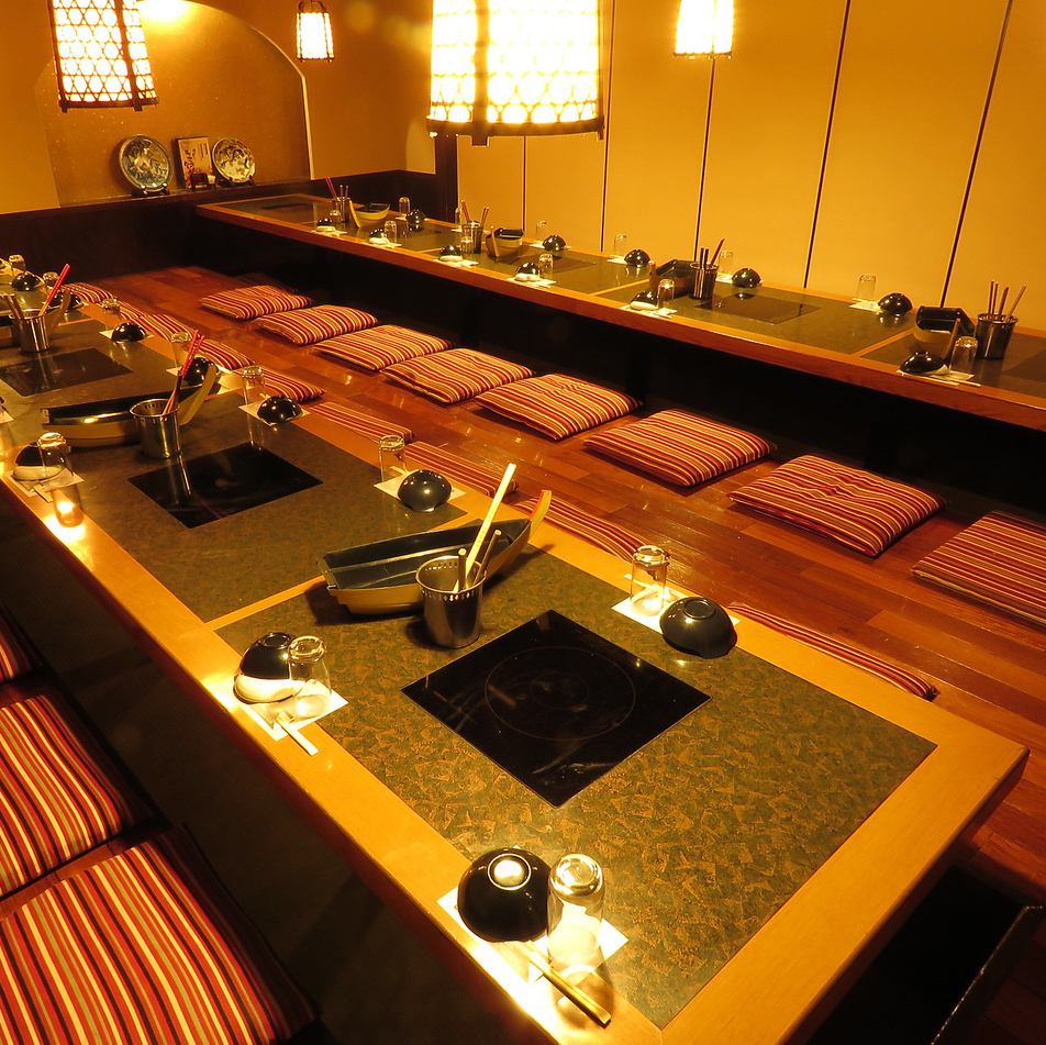 会社宴会や打ち上げなど、大人数でのご宴会も承ります◎